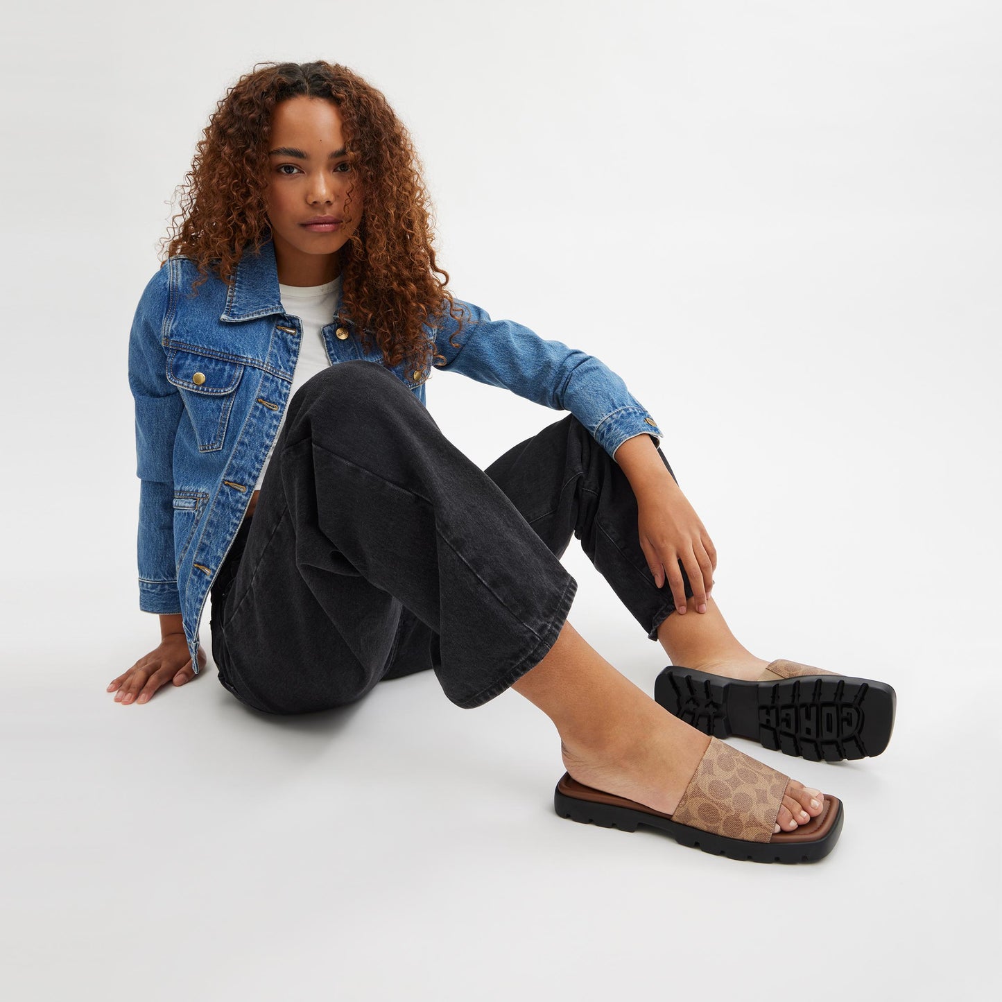 Florence Sandal In Signature Canvas