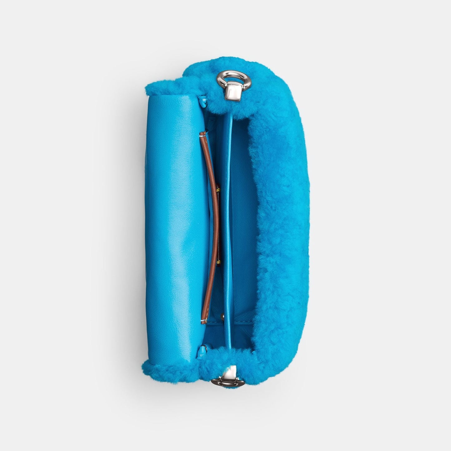 CP955-The Lil Nas X Drop Tabby Shoulder Bag 18 In Shearling