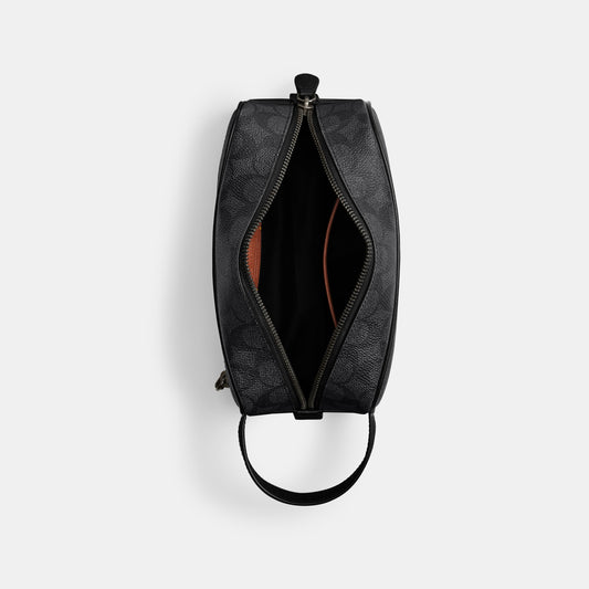 cq183-Travel Kit In Signature Canvas