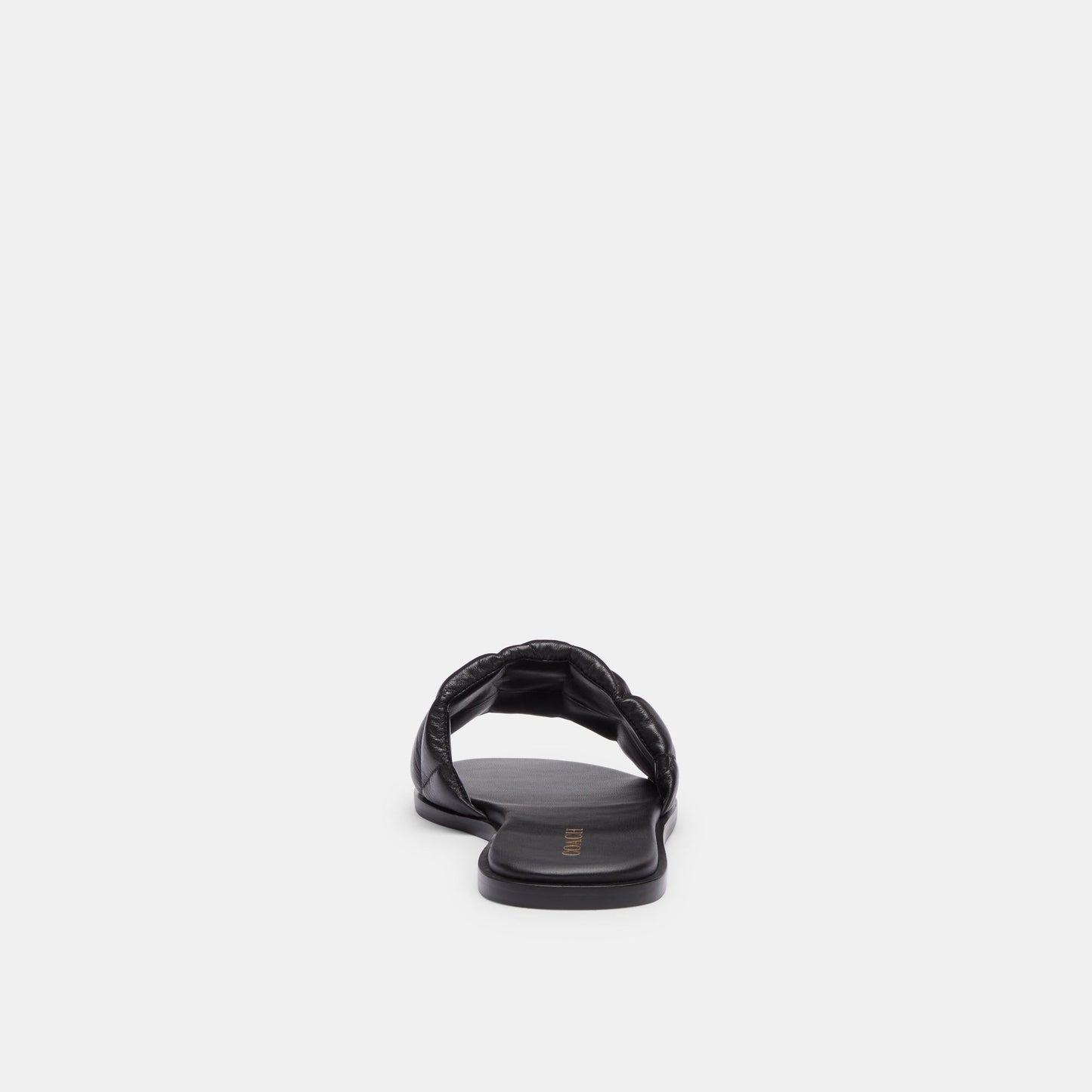 CR047-Holly Sandal With Quilting-Black