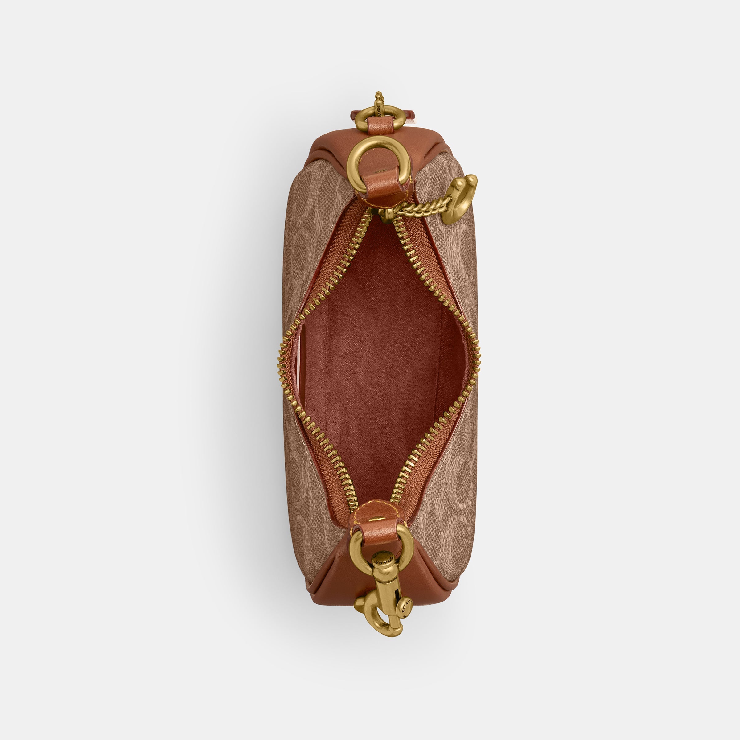 CR510-JONIE BAG IN SIGNATURE CANVAS-B4/Tan Caramel