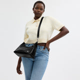 CR652-Juliet Shoulder Bag-Lh/Black