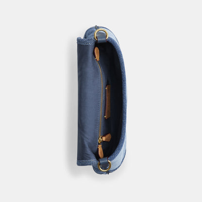 cr737-Soho Bag In Repurposed Denim