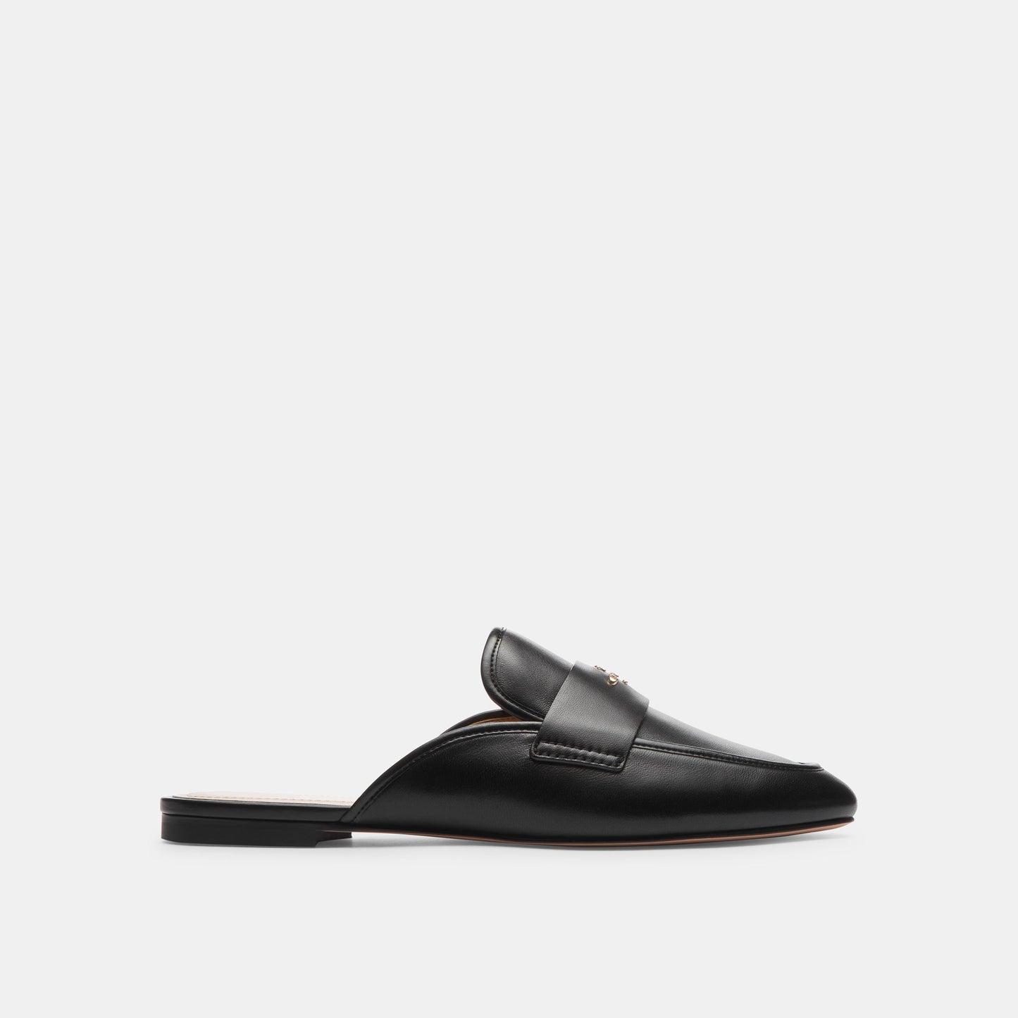 CR868-Samie Leather Slide-Black