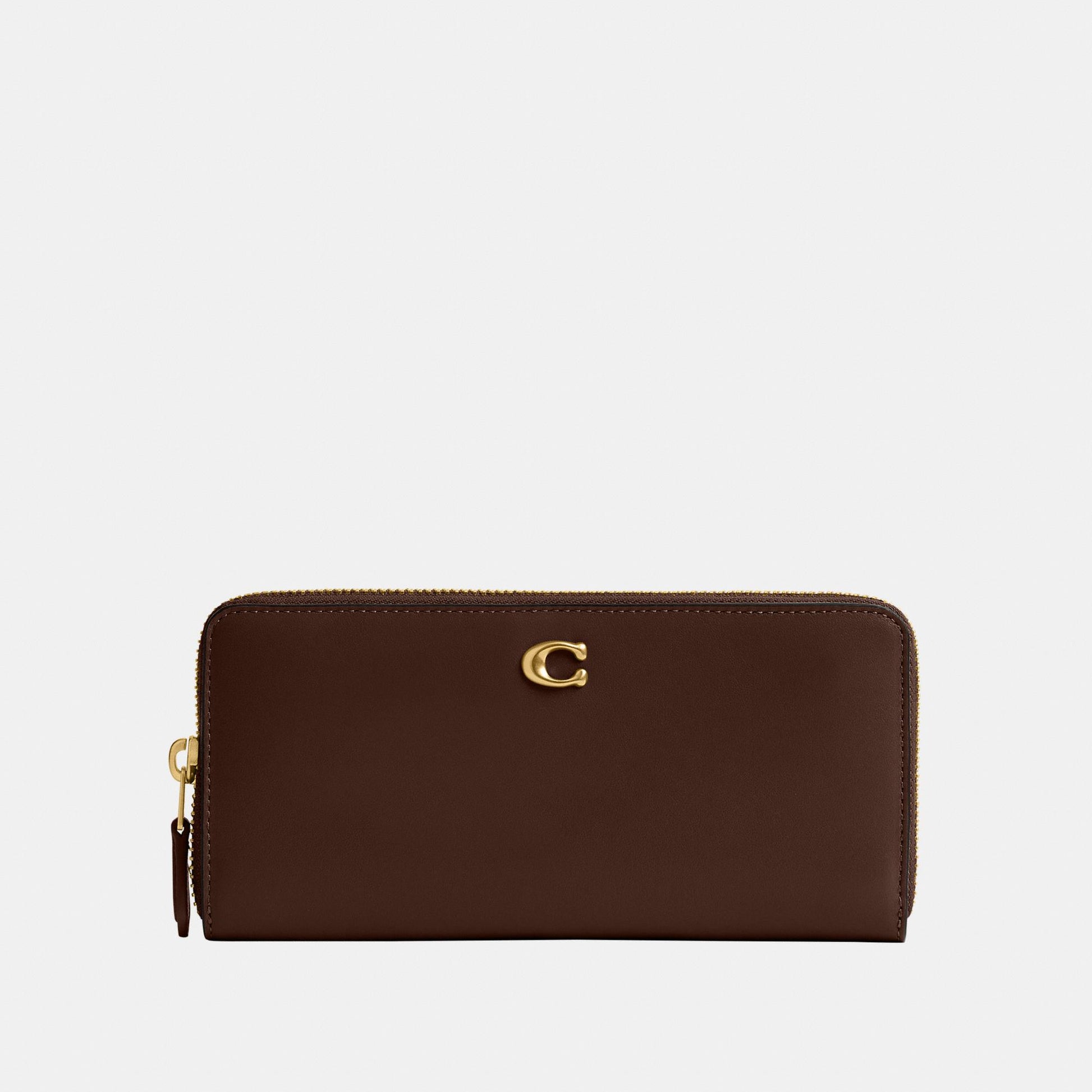 CS032-Essential Slim Accordion Zip Wallet-B4/Maple