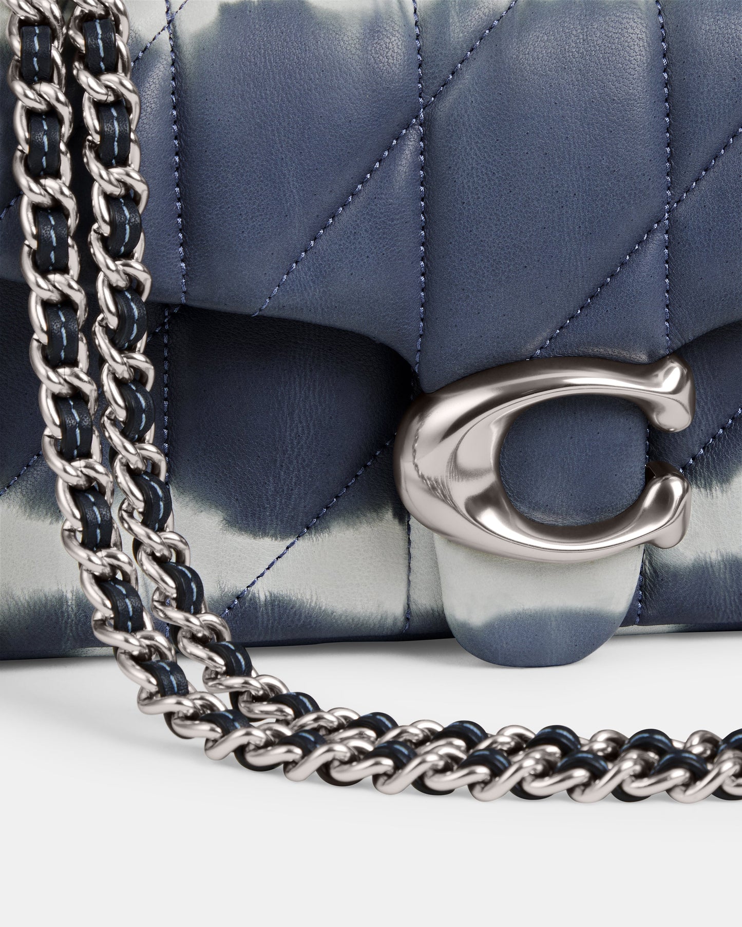 Tabby Shoulder Bag 20 With Quilting And Tie-Dye