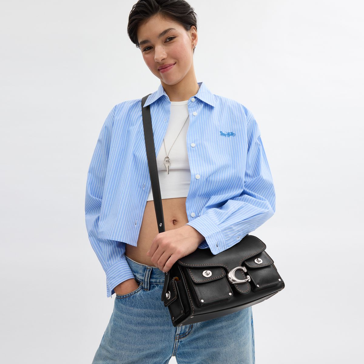 CU124-Cargo Turnlock Soft Tabby-Lh/Black