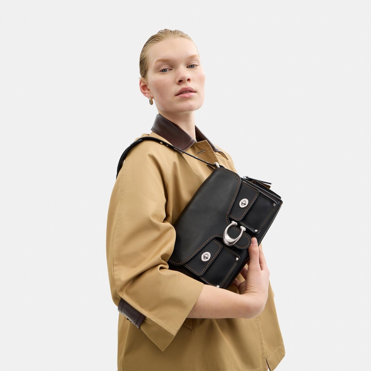 CU124-Cargo Turnlock Soft Tabby-Lh/Black