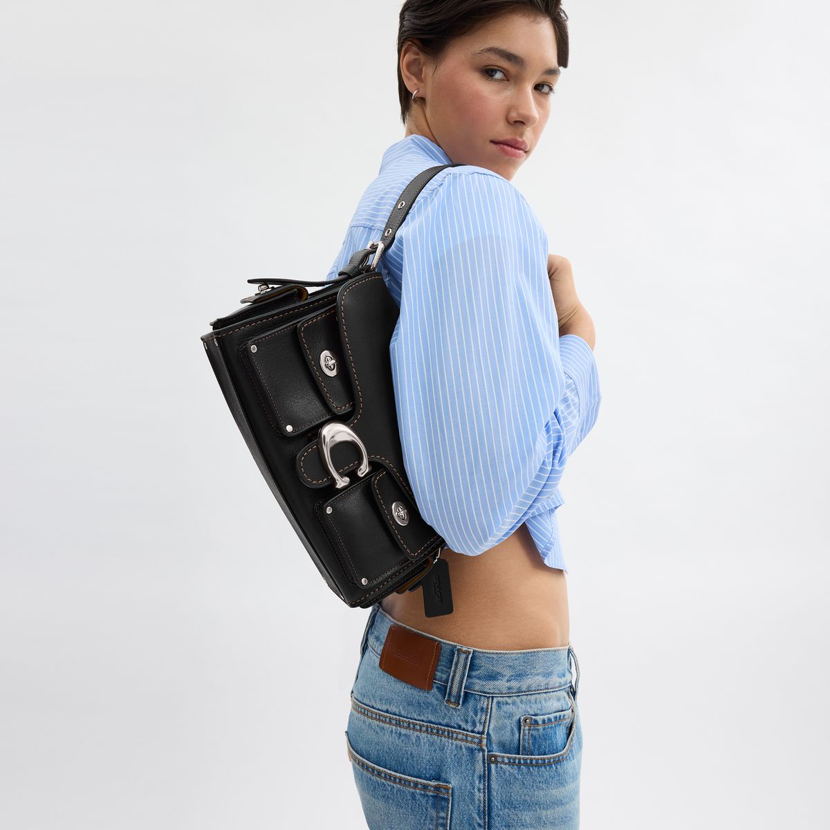 CU124-Cargo Turnlock Soft Tabby-Lh/Black