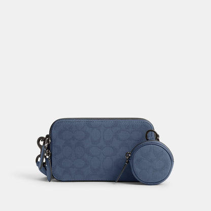 Charter Slim Crossbody In Signature Canvas Jacquard