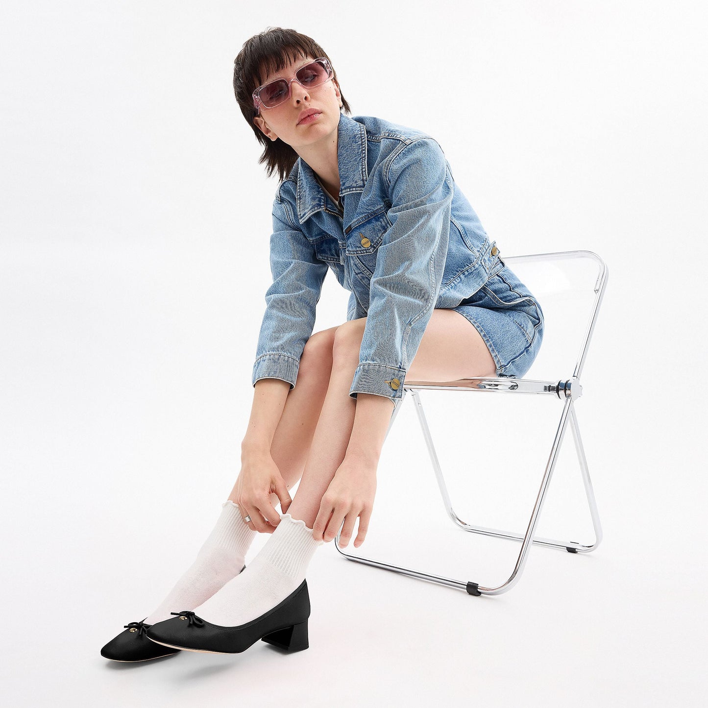 CU225-Ava Lth Ballet Pmp-Black