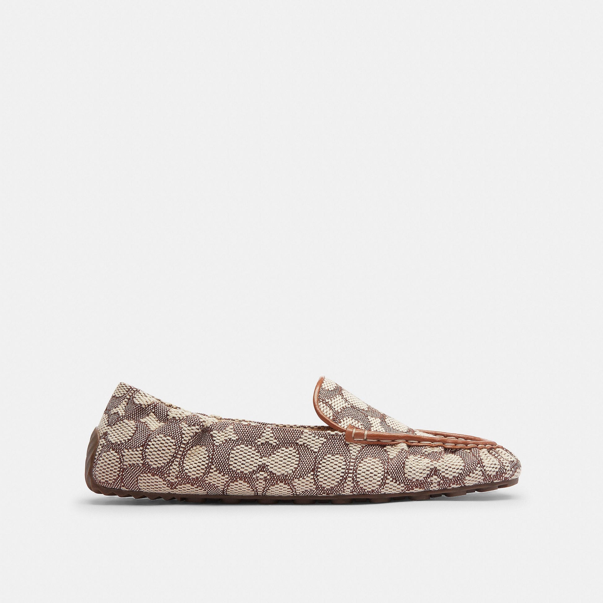 CV388-Ronnie Loafer In Signature Textile Jacquard-Cocoa/Burnished Amber