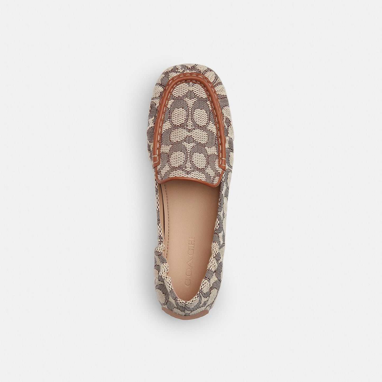 CV388-Ronnie Loafer In Signature Textile Jacquard-Cocoa/Burnished Amber