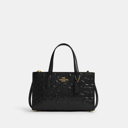 Nina Small Tote Bag In Signature Leather