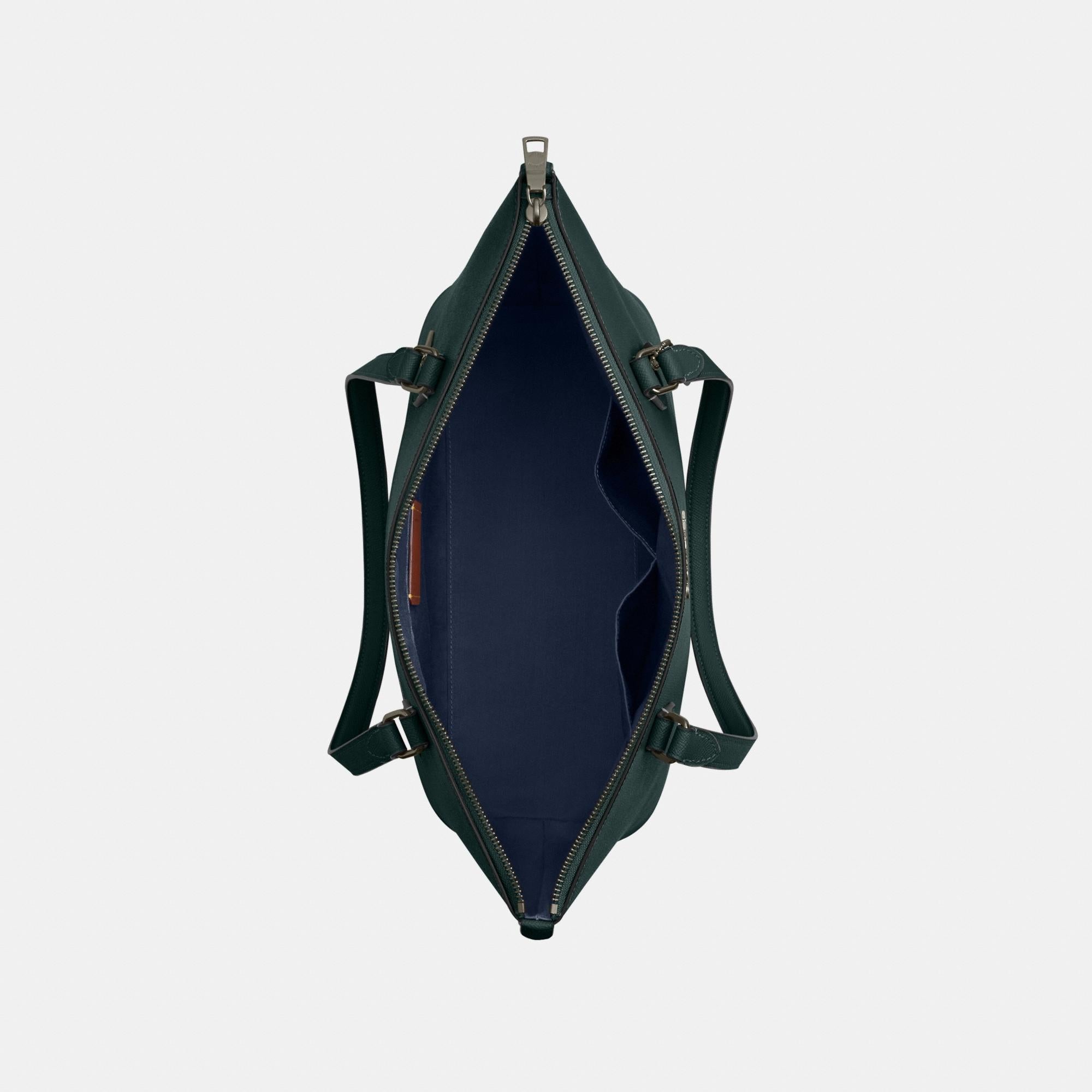 CV402-Gallery Tote Bag-Qb/Dark Teal