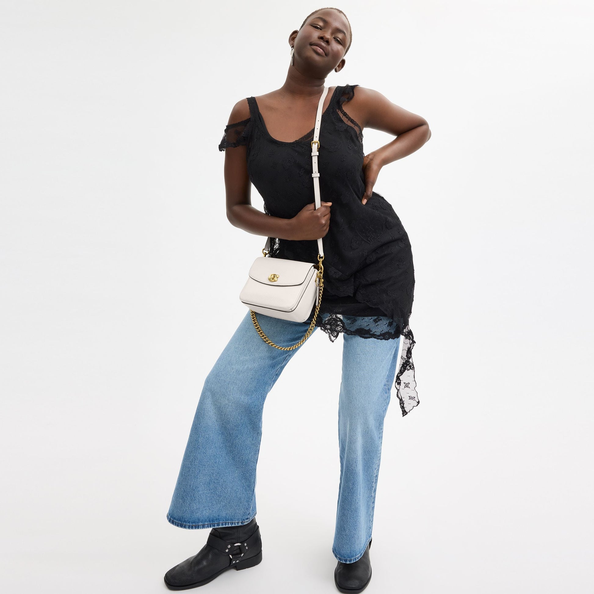 CV437-Cassie Crossbody Bag 19-B4/Chalk