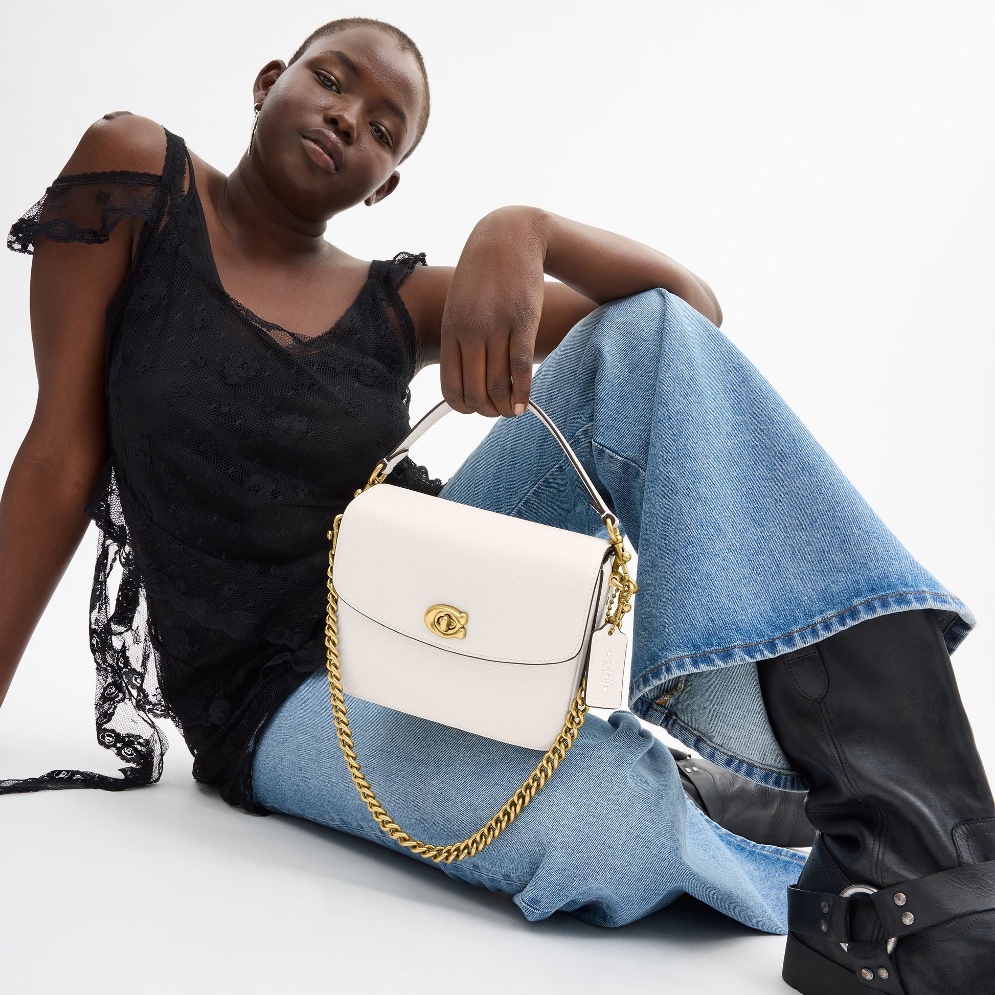 CV437-Cassie Crossbody Bag 19-B4/Chalk