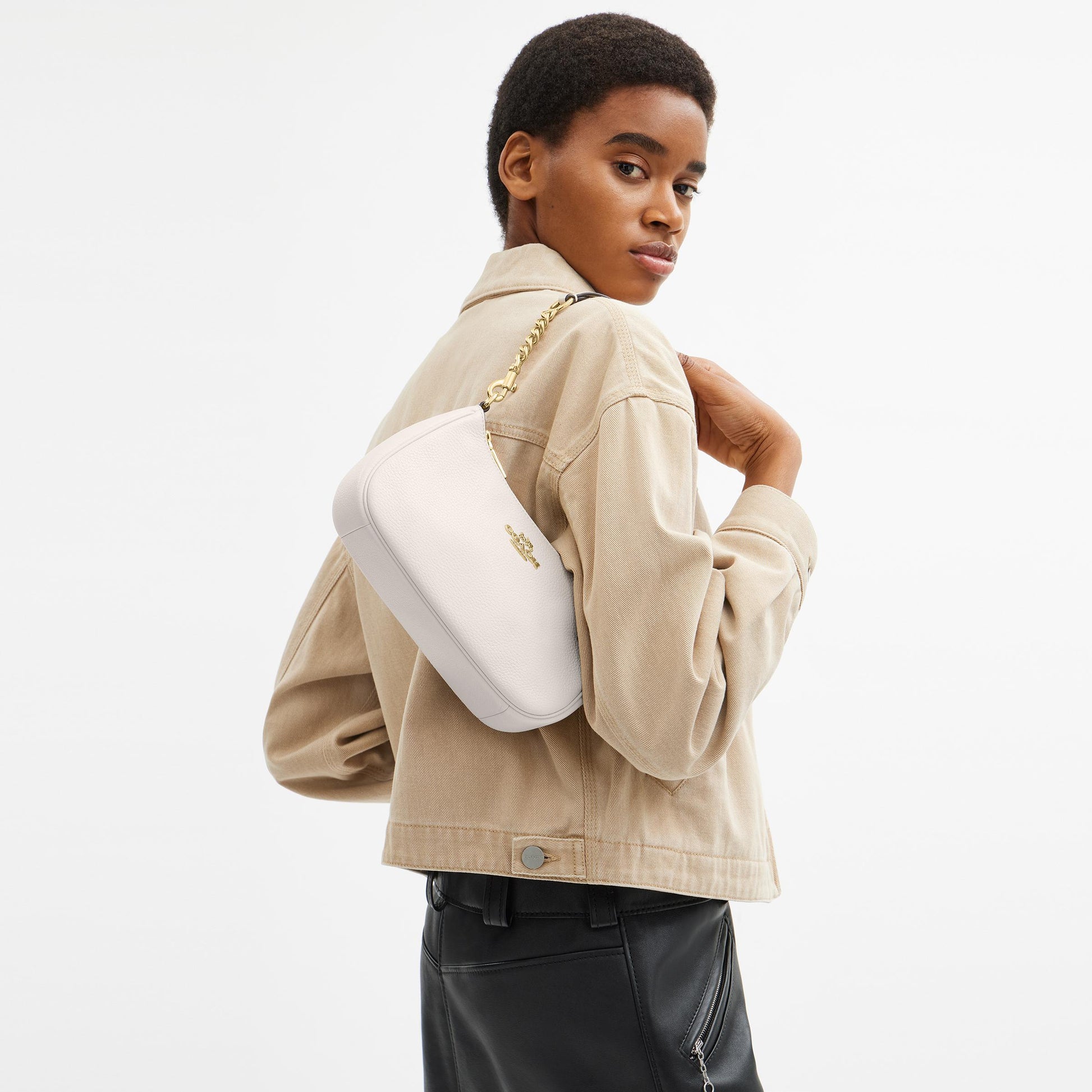 CV934-Teri Shoulder Bag-Im/Chalk