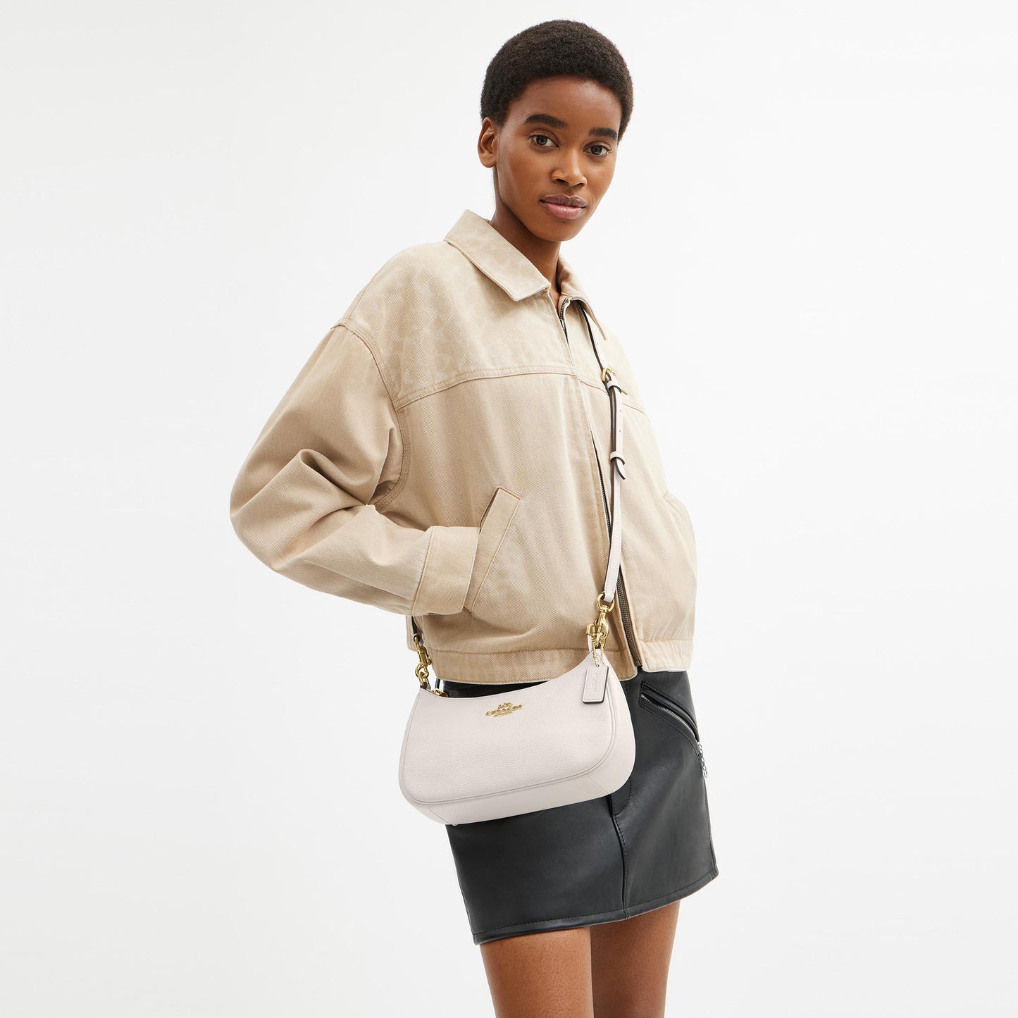 CV934-Teri Shoulder Bag-Im/Chalk