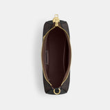 CV940-Teri Hobo Bag in Signature Canvas-Im/Walnut/Black