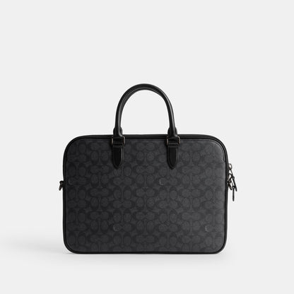 Gotham Slim Briefcase In Signature Canvas