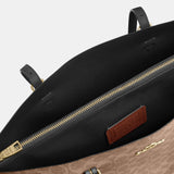 CV967-Mollie Tote Bag in Signature Canvas-Im/Tan/Black
