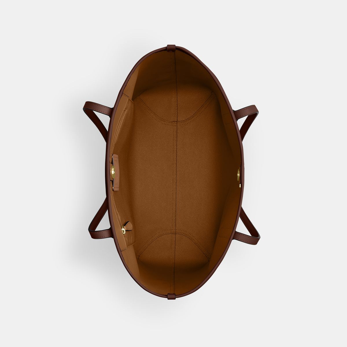 CV976-CITY TOTE BAG IN SIGNATURE CANVAS-IM/Tan/Brown