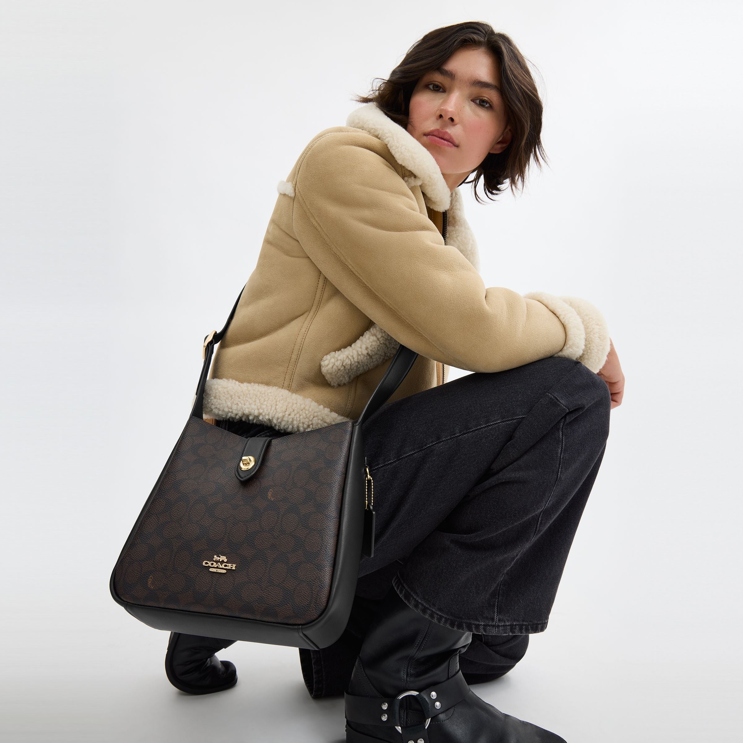 CW003-Hadley Convertible Crossbody Bag-Im/Walnut/Black