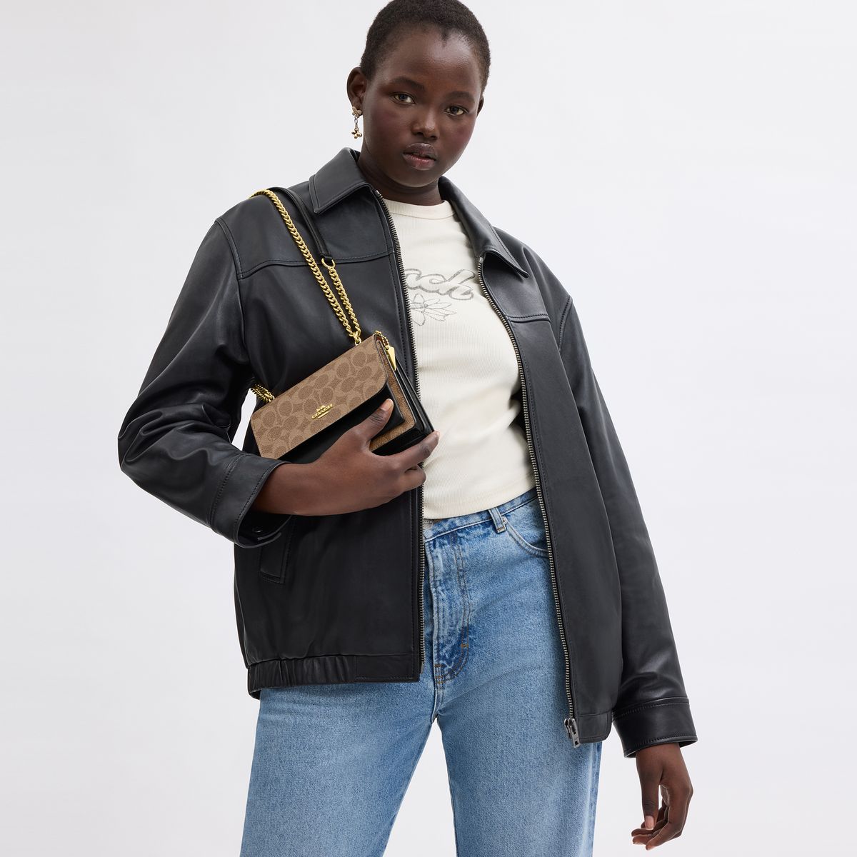 Mini Klare Crossbody Bag In Signature Canvas