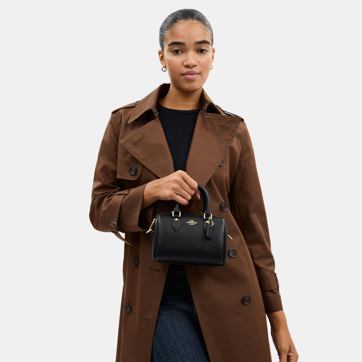 CW328-Mini Rowan Crossbody Bag-Im/Black