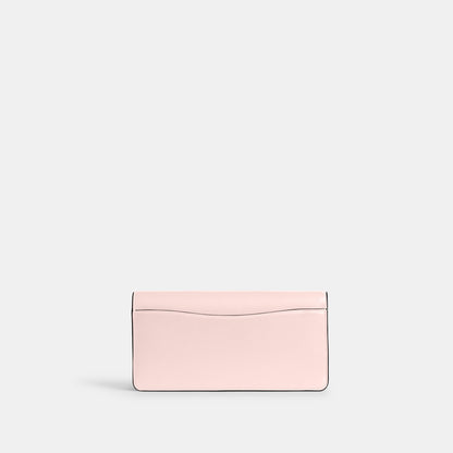 cw586-Evie Long Wallet With Chain-B4/Blush