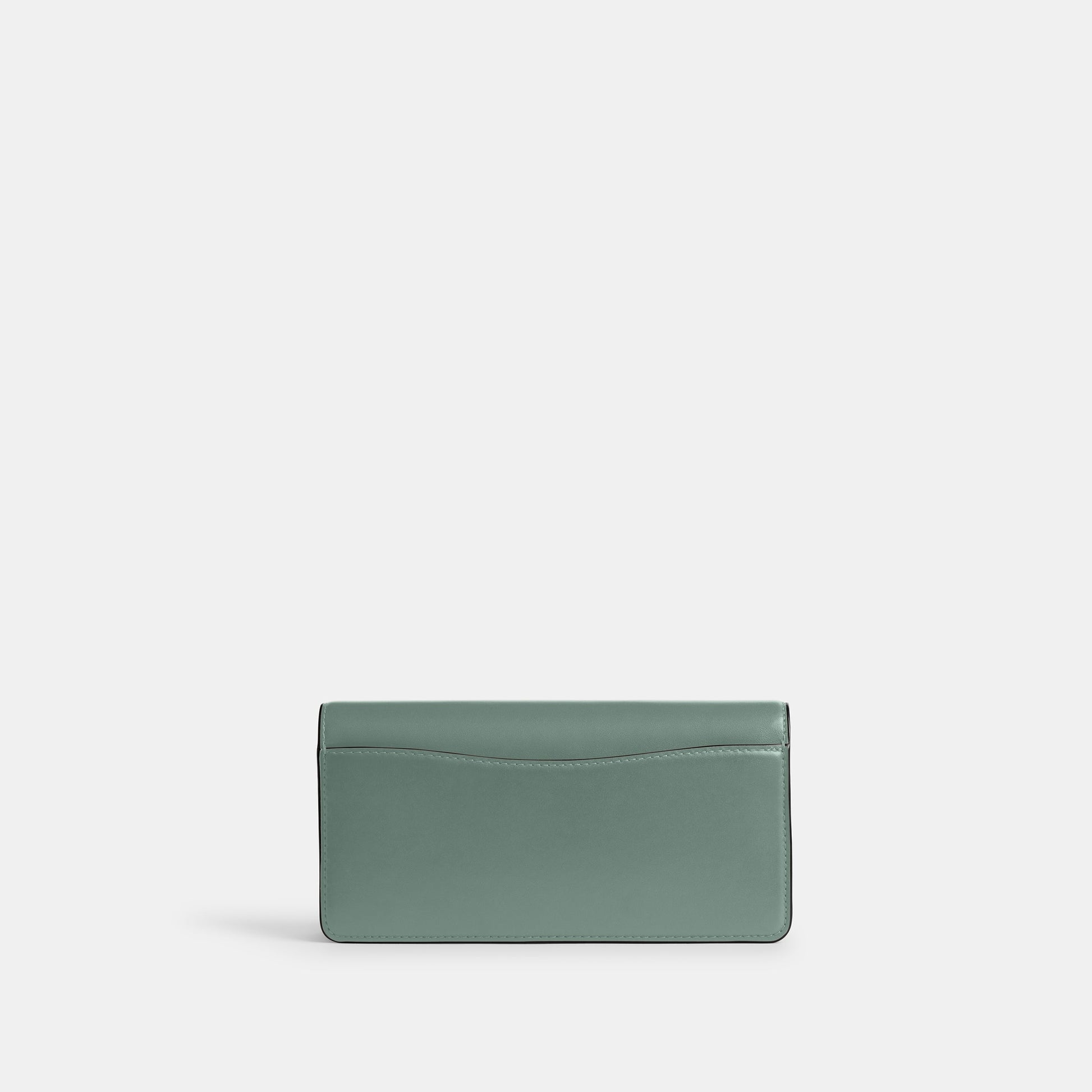 cw586-Evie Long Wallet With Chain-B4/Sage