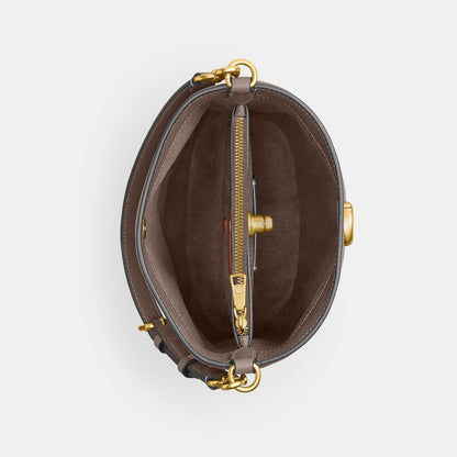 cw625-Willow Soft Bucket Bag 19-B4/Dark Stone