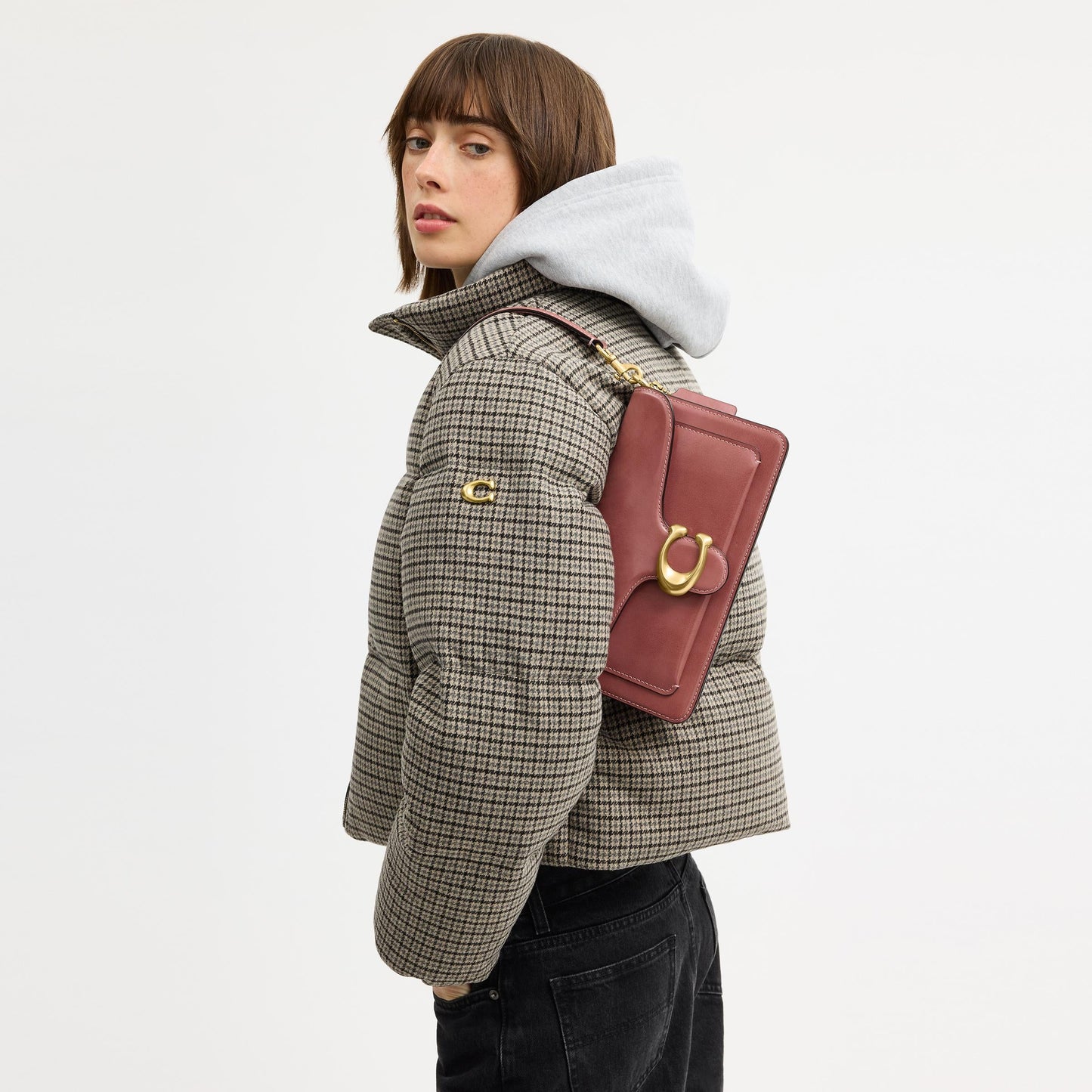 CW631-Tabby Shoulder Bag 26-B4/Peony