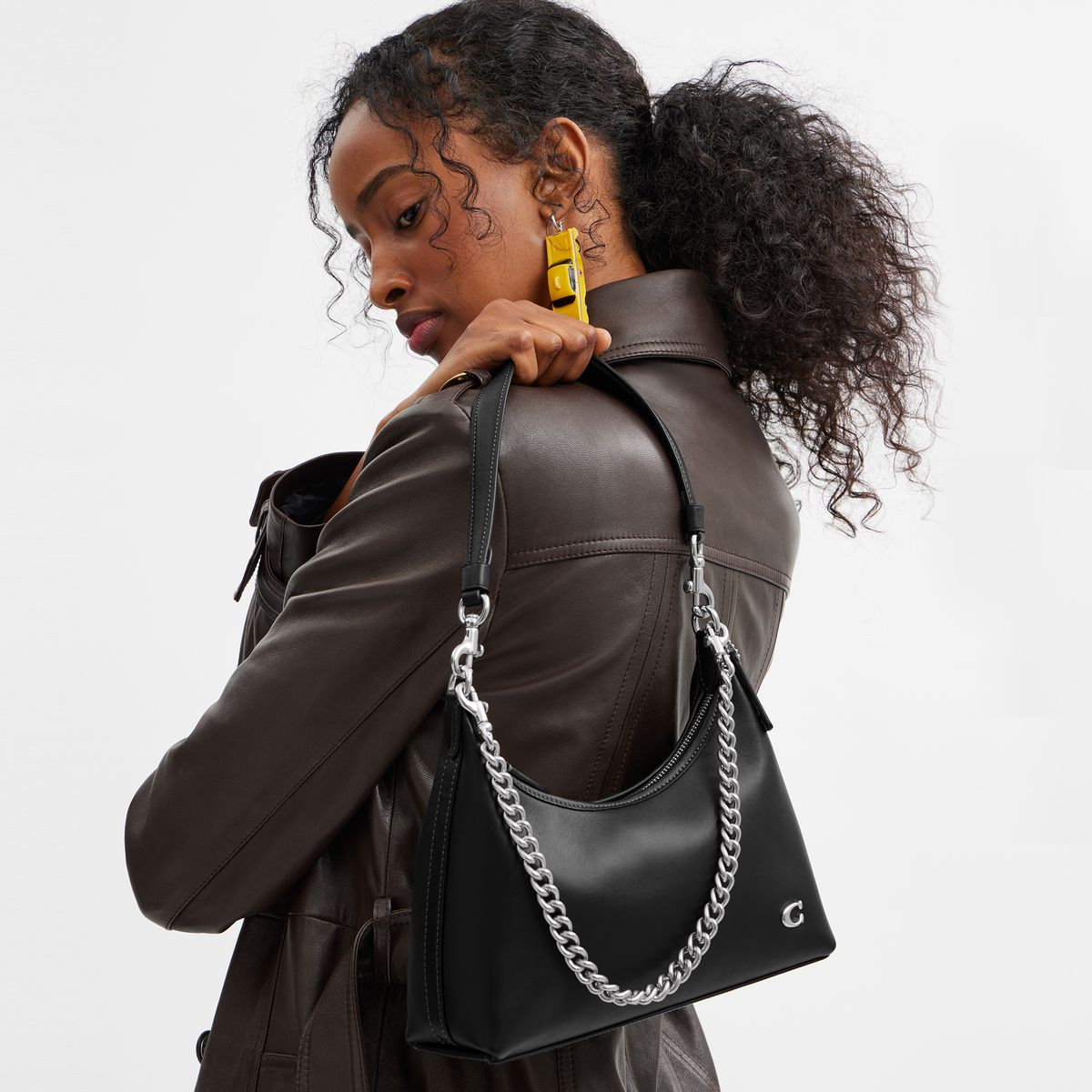 CW640-JULIET SHOULDER BAG 25-LH/Black