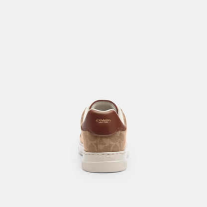 cw970-High Line Sneaker In Signature Canvas-Brown Khaki