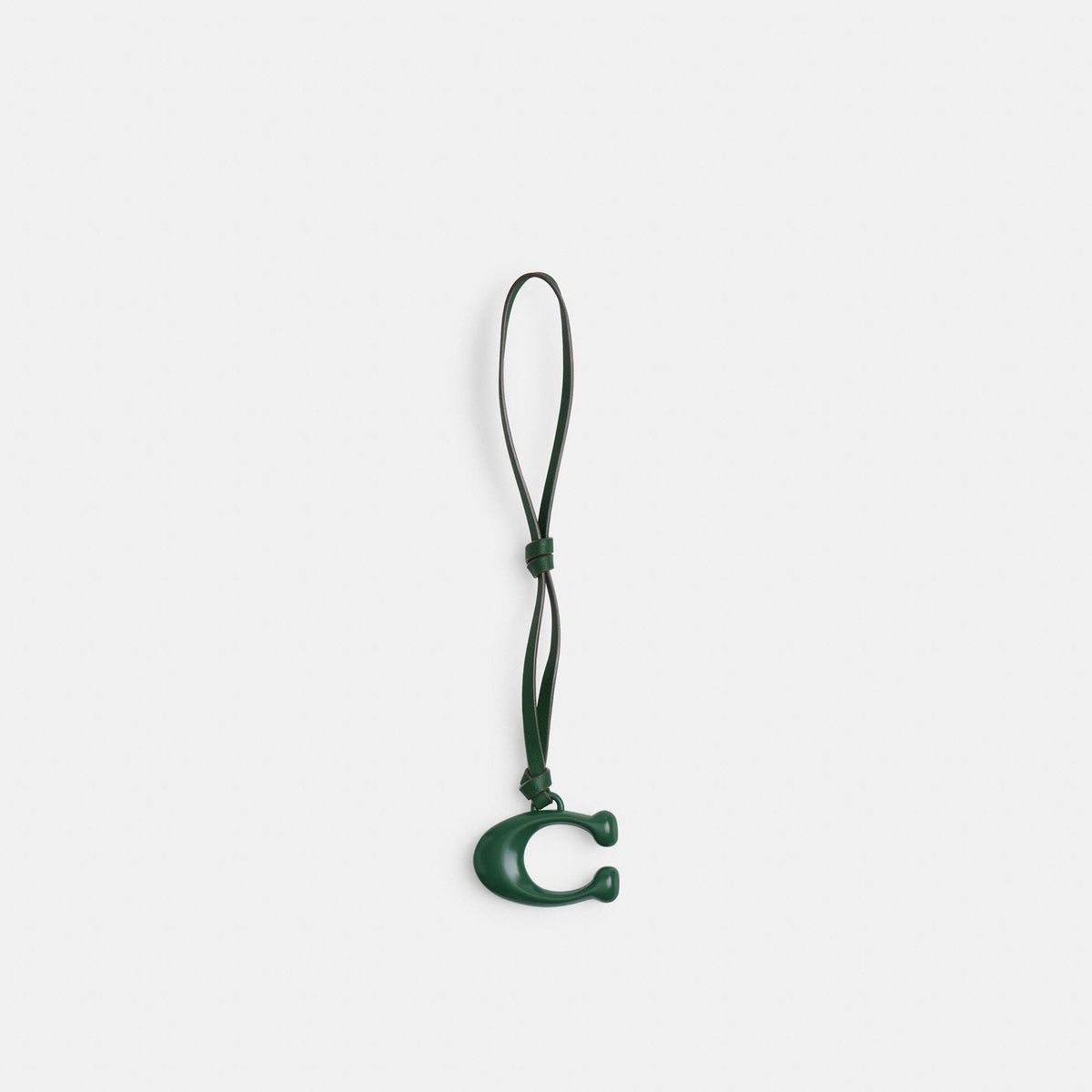 CX170-Loop Signature Bag Charm-B4/Hunter Green