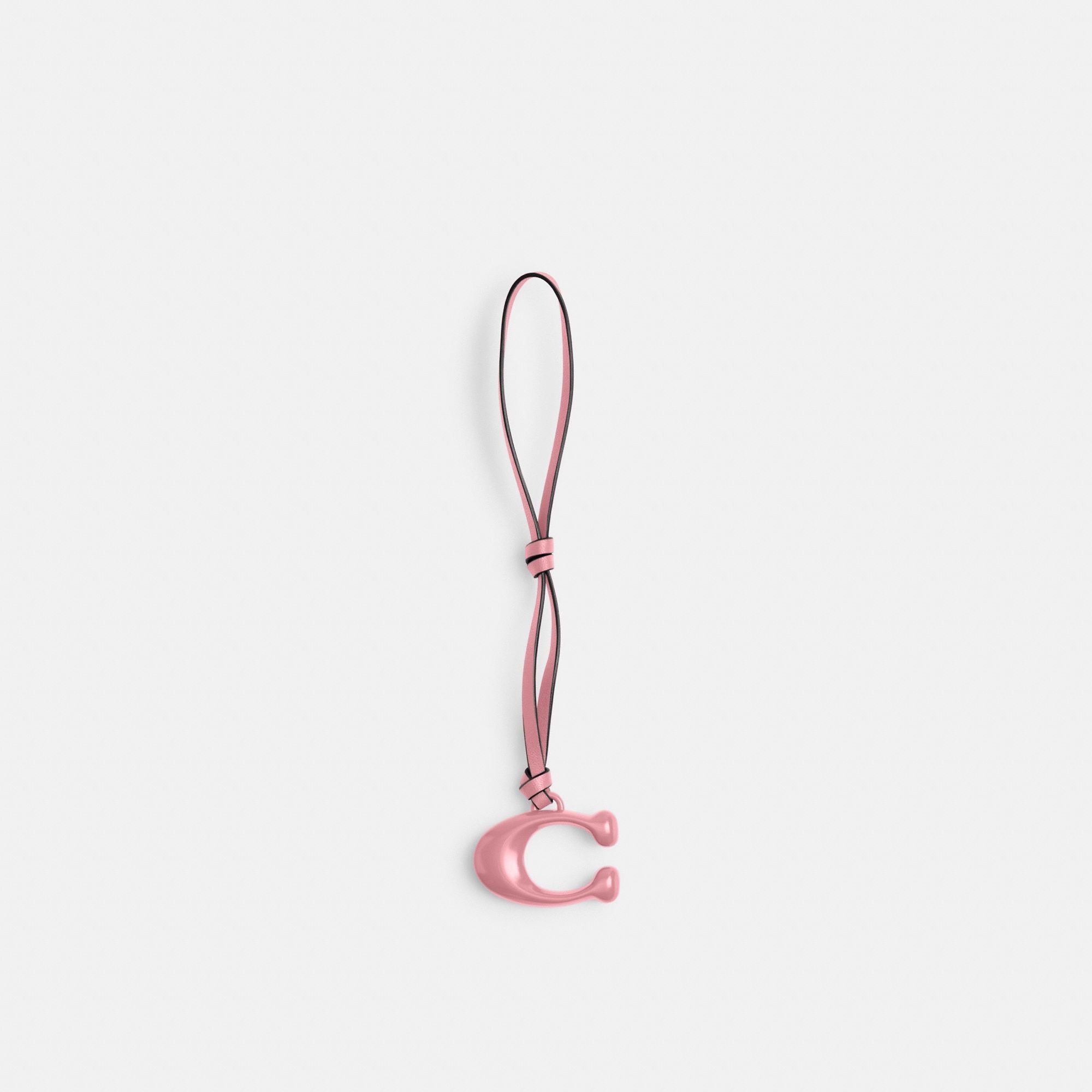 CX170-Loop Signature Bag Charm-B4/True Pink