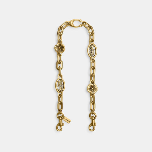 CX180-Loop Signature Bag Charm-B4/Brass