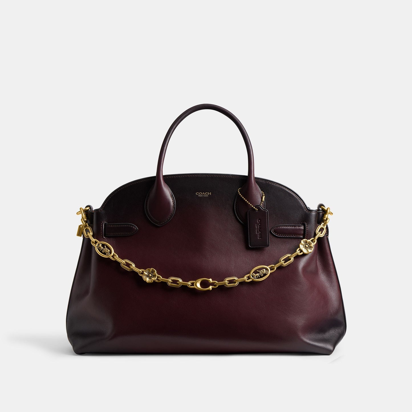 CX180-Loop Signature Bag Charm-B4/Brass