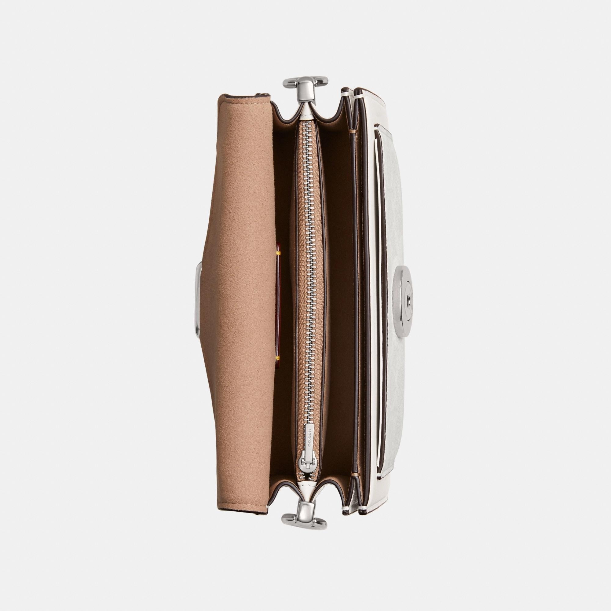 CY200-TABBY SHOULDER BAG 20 IN SIGNATURE CANVAS-LH/White Chalk