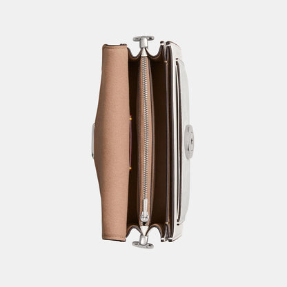 CY200-TABBY SHOULDER BAG 20 IN SIGNATURE CANVAS-LH/White Chalk