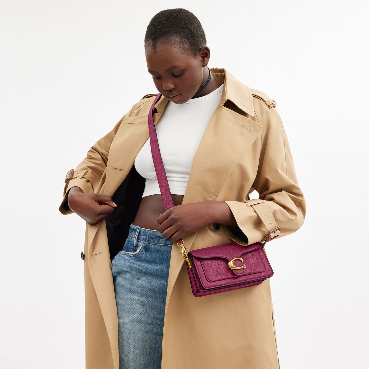 CY201-Tabby Shoulder Bag 20-B4/Pink