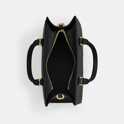 CY668-Maggie Small Tote Bag-Im/Black