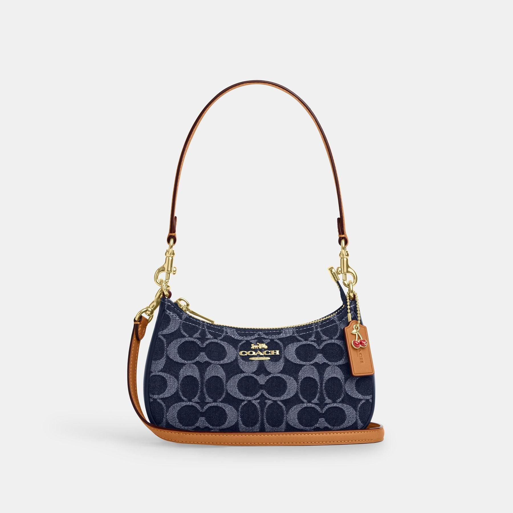 CY735-Teri Mini Crossbody Bag In Signature Denim-IM/Denim/Natural