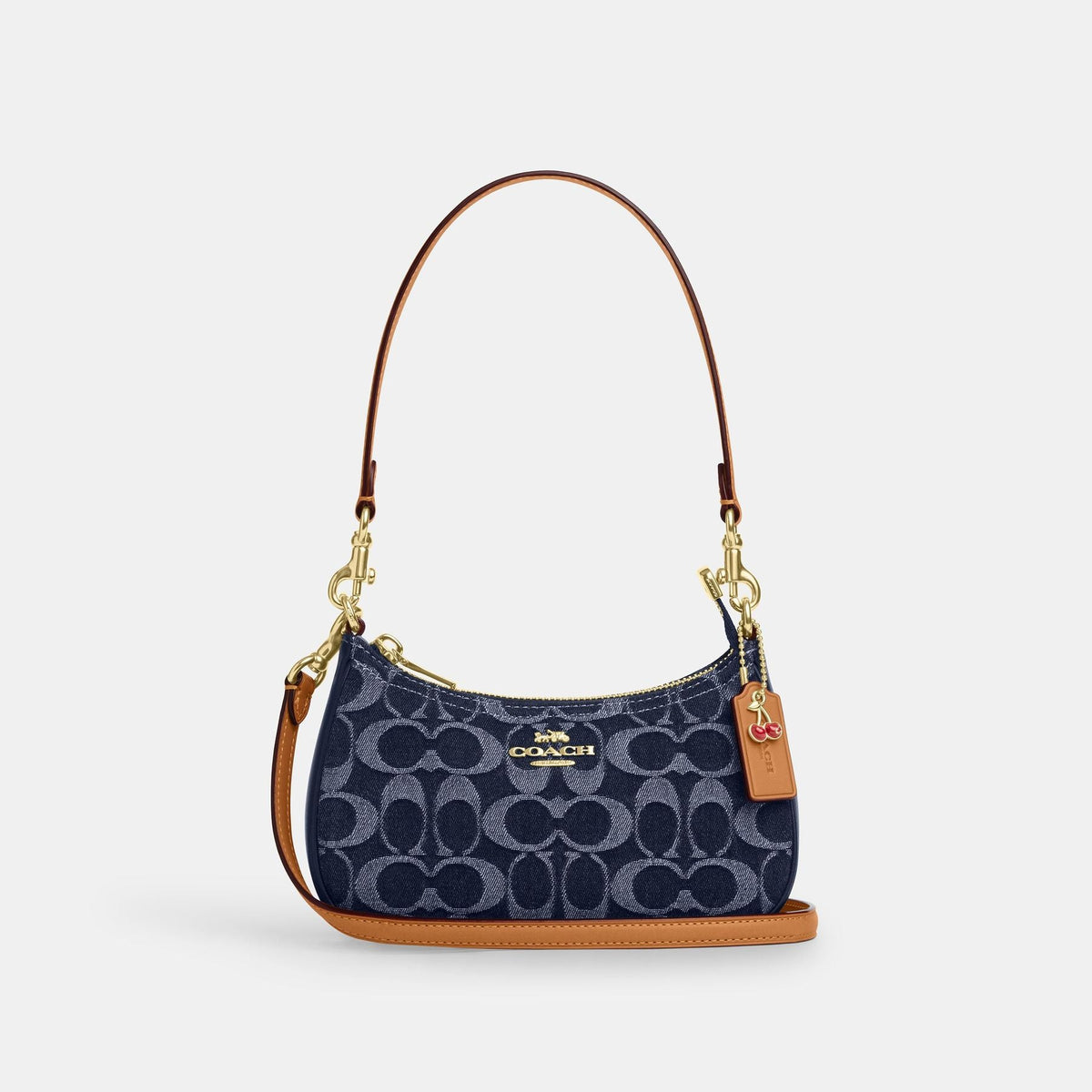 CY735-Teri Mini Crossbody Bag In Signature Denim-IM/Denim/Natural