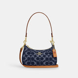 CY735-Teri Mini Crossbody Bag In Signature Denim-IM/Denim/Natural