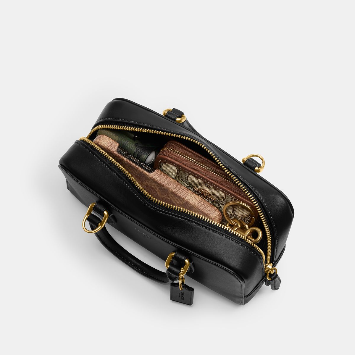 CY917-BOWERY SATCHEL 22-B4/BLACK