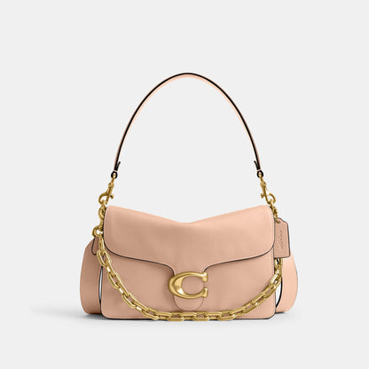 CY919-Chain Tabby Shoulder Bag-B4/Cream