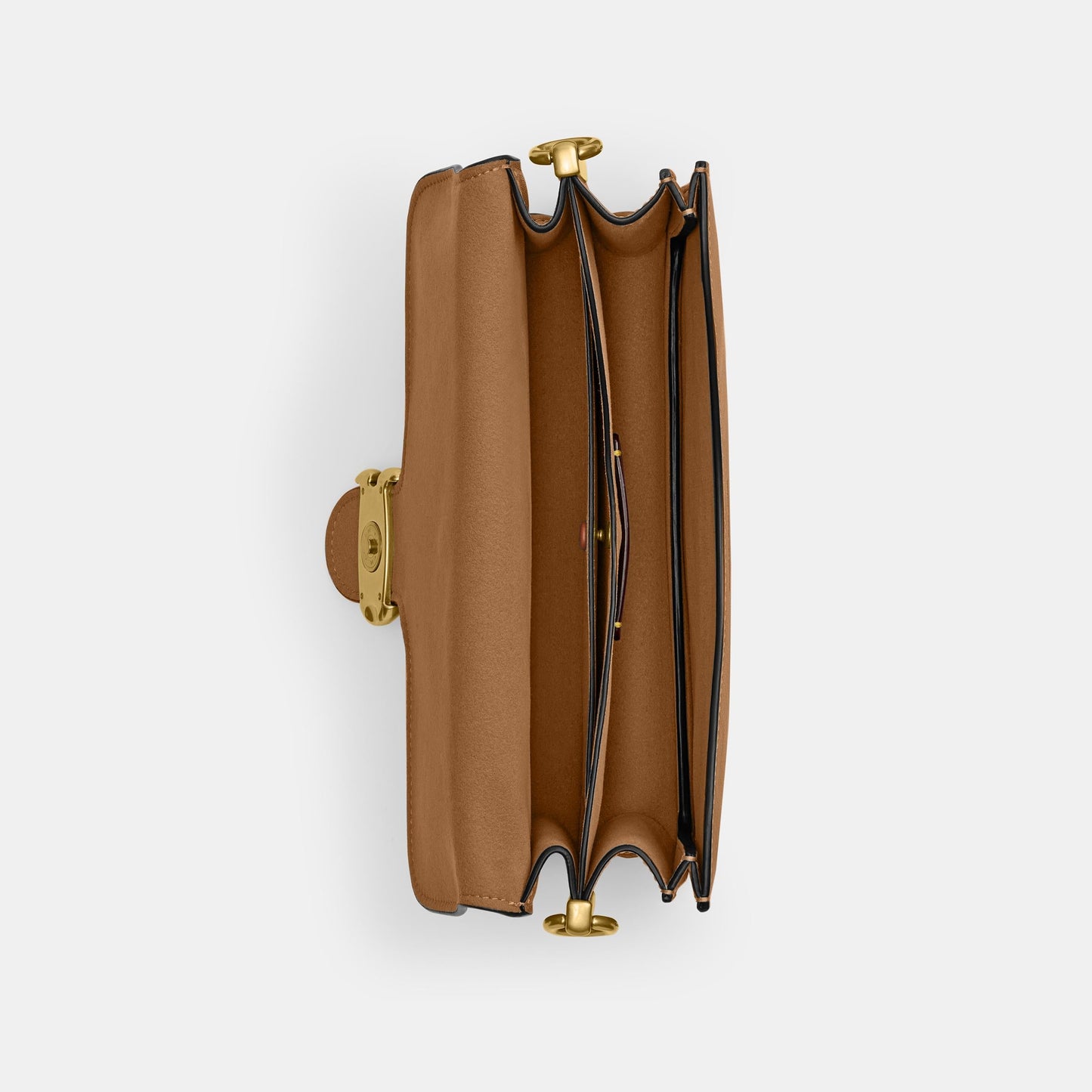 CY919-Chain Tabby Shoulder Bag-B4/Honey Brown